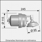 Ducha Classica Branca Cardal 5,5kw/127v Aq 094/1