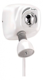 Chuveiro Elétrico De Parede Cardal Tradicional Florenza Branco 5.5kw 127v
