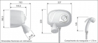 Ducha Cardal Potenza Cromada 7.800w 220v Aq-029/2