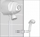 Ducha Potenza Pressurizada C/desviador Cardal Cr 5,5kw/127v