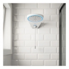 Chuveiro Elétrico De Parede Hydra Safira Branco 6.5kw 127/220v