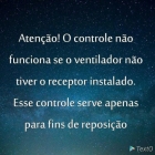 Controle Remoto Para Ventilador Teto Aliseu Universal