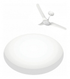 Globo Montado De Led P/ventilador De Teto Aliseu Slim