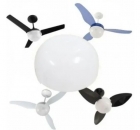 Globo Lustre Plástico P/ Ventilador De Teto Aliseu 