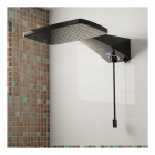Chuveiro Elétrico De Parede Hydra Polo Plus Preto 7.7kw 220v
