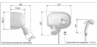 Ducha Potenza Flex Digital Br Cardal 7.800w 220v Aq107/2