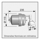 Chuveiro Ducha 5 Compacta Cr Cardal 5.500w 110v Aq069/1