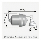 Ducha Elétrica Cardal 5 Compacta 7800w 220v Aq069/2 Cromada Cor Prateado Potência 7800 W