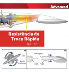 Chuveiro Lorenzetti Advanced Multitemperaturas 7500w 220v Cor Branco