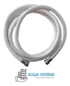 Mangueira Plástica Cardal Branca C/ Luvas Cr 1,7m 1/2 Pr511