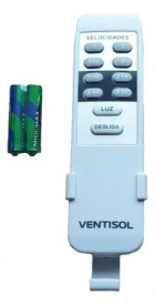 Controle Remoto Para Ventilador De Teto Ventisol - Original