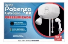 Ducha Potenza Pressurizada C/ Desviador 8t Br Cardal Aq030/2