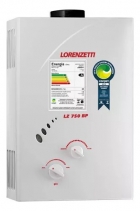 Aquecedor De Água À Gás Lorenzetti Lz750 Bp Gn 7,5 L/min