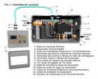 Aquecedor Elétrico Central Controle Digital Kdt 10560w 220v Com Super Ducha Prata