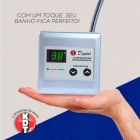 Aquecedor Elétrico Central Controle Digital Kdt 10560w 220v Com Super Ducha Prata