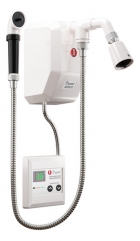 Ducha Elétrica Inteligente Digital Kdt 8800w 220v Com Desviador Chuveirinho Mangueira Silenciosa Chuveiro Branca