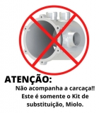 Kit Aquecedor Central Eletrônico Blindado Furo Deslocado Cor Miolo 220v