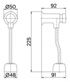 Válvula De Mictório Compact Pressmatic Cromado Docol