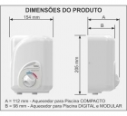 Aquecedor P/ Piscina Compacto Cardal 220v 4000w Aq-251/2