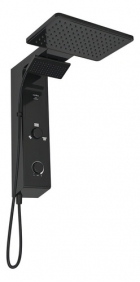 Ducha Chuveiro Hydra Falls Eletrônico Preto Power Hydra Potência 7700 W 220v