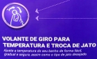 Ducha Chuveiro Hydra Falls Eletrônico Preto Power Hydra Potência 7700 W 220v