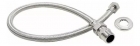 Mangueira Flexivel Engate Trançado Aço Inox 40cm Quente Fria