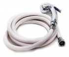 Mangueira E Ducha Manual Branca P/ Ducha Cardal Potenza