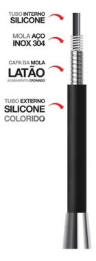 Torneira Monocomando Lorenflex 2257 B27 Preta Lorenzetti
