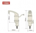 Torneira Elegance 4t Bica Alta Bancada Br Fame 220v 5400w