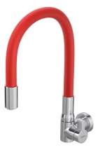 Torneira De Parede Hydramotion Bica Flexível Vermelho Hydra