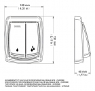 Acabamento Box-0056680 Docol Válvula De Descarga Salvagua Cromado