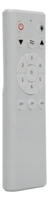 Ventilador De Teto Inverter Legacy Branco 3 Pás Branco/pínus Bivolt Com Controle Remoto Ventisol