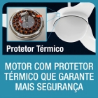 Ventilador De Teto Aliseu Terral Branco Com Controle Remoto Diâmetro 1.28 M Material Das Pás Polipropileno Quantidade De Pás 3