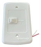 1 Dimer Controle Chave Parede Ventilador Ventisol Comercial