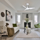 Ventilador De Teto Aliseu Mestre Com Led Integrada 81.4 Cm Branco 127/220v Branco 3