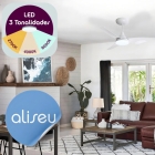 Ventilador De Teto Aliseu Mestre Com Led Integrada 81.4 Cm Branco 127/220v Branco 3