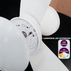 Ventilador De Teto Aliseu Mestre Com Led Integrada - Bivolt Estrutura Branco Pás Branco Diâmetro 81.4 Cm Quantidade De Pás 3