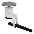 Kit Mecanismo Universal Caixa Descarga Acoplada Completo Acionamento Superior