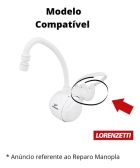 Alavanca Registro Reparo P/ Torneira Lorenzetti Vers&aacute;til Aca - Branco - 0 Hz