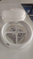 Plafon Globo Lustre Ventilador Teto Ventisol F&ecirc;nix Led