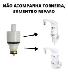 Castelo Reparo Registro Torneira El&eacute;trica Elegance 4t Fame Branco Polido